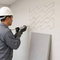 Panneau mural acoustique moderne recouvert de tissu, installation DIY sans colle, sans poussière, toucher doux, ignifuge, insonorisant, salon, home cinéma