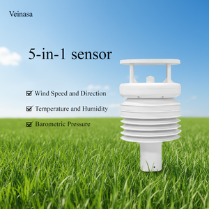 สถานีตรวจอากาศอัลตราโซนิก 5 in 1 รุ่น VWS005A ปรับแต่งได้ 0-70 ม./วินาที สำหรับสภาพแวดล้อม พร้อมเซ็นเซอร์วัดความชื้น อุณหภูมิ และลม RS485 รุ่น VWS005A Stro - Product Image 1