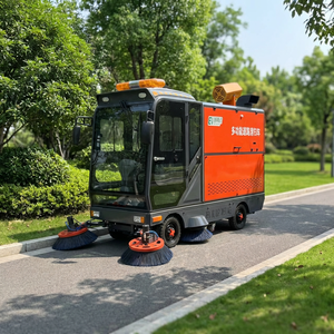 Camion balayeuse-aspireuse haute performance ST-VA001 avec bac <span class=keywords><strong>à</strong></span> déchets de 600 L – <span class=keywords><strong>Machine</strong></span> de nettoyage de voirie pour le nettoyage des parkings - Product Image 1