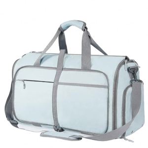 Bolsa de Viaje Deportiva Convertible para Mujer, Marca BSCI, Resistente al Agua, con Compartimento para Zapatos, 2 en 1, Maleta Colgante - Product Image 1