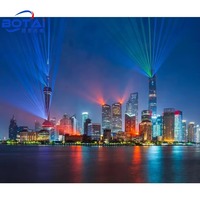BOTAI 30W lumière Laser extérieure préprogrammée Northern Lights Mode piste de danse en aluminium vert/rouge/bleu pour DJ planificateurs d'événements