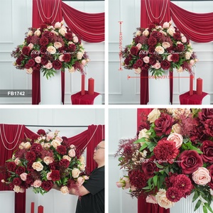 Wholesale Wedding Centerpieces Table Decorations Arrangement Artificial Silk <b>Flower</b> Ball - Product Image 2