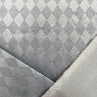 Jersey Diamond Jacquard Velvet Tissu 100% Polyester pour Filles Lisse Confortable Tricoté Technique pour Vêtements Sacs Auvents