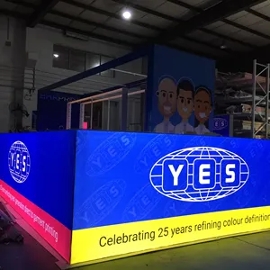 20 X 20ft Island Type Exhibition Booth Design Ideas For Industry Trade Show