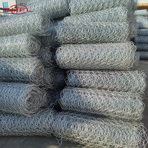 Panier gabion en treillis hexagonal renforcé galvanisé à chaud, cage à pierres en treillis soudé, filet de protection contre les inondations - Product Image 2