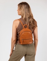 12 pouces Tab en gros asiatique unisexe odeur preuve marron Faux cuir porte-clés en vrac mignon petit haut de gamme Mini sac à dos sac personnalisé