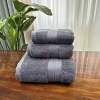 Luxury Cotton Towel Set - Quick Drying and Durable for Bathroom Use