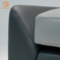 Fauteuil lounge de luxe nordique Bugatti, fauteuil inclinable Chiron haut de gamme en métal et cuir pour salon ou hôtel, cuir véritable