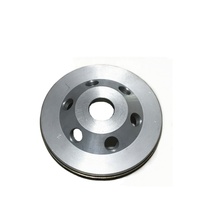 Meule diamantée de 4 pouces JDK pour meuleuses d'angle, à liant métallique, pour polissage de l'aluminium, abrasif extra grossier
