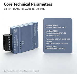 บอร์ดสื่อสาร RS485 รุ่นใหม่แท้ Siem= 6ES7241-1CH30-1XB0 SIMATIC S7-1200 CB1241 รองรับ Modbus RTU USS Serial Communication Exp - Product Image 2