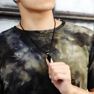 מכירה לוהטת עדין קוצים נירוסטה תליון גברים קסם שרשרת תכשיטים - Product Image 5