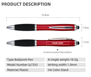Popular Custom Logo Luxury <b>Ballpoint</b> <b>Pen</b> with Touch for Modern Design Multi-color Office/School/Gift Use - Product Image 4