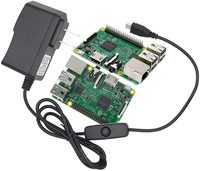 OEM yüksek kalite 5V 2A duvar tak ahududu Pi 3 güç kaynağı AC DC güç adaptörü ile On/off anahtarı mikro USB/USB C