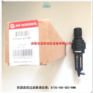 วาล์วลดแรงดันนอร์เกรน B73G-4GK-QD3-RMN 1/4 นิ้ว สำหรับแก๊สและลม ใช้งานทั่วไป - Product Image 3