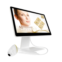 Analizador de Piel Multifuncional para el Cuidado de la Belleza, Analizador de Cabello y Cuero Cabelludo, Microscopio HD, Cámara Analizadora de Cuero Cabelludo para Uso en Salón
