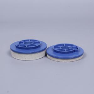 Almohadilla de pulido de fieltro de lana blanca con placa de soporte reforzada para herramientas eléctricas rotativas - Product Image 3