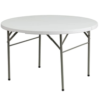 Table pliante portable ZDZ-11, robuste, en HDPE, design contemporain, mobilier d'extérieur pour banquet, mariage, fête, événement en plein air