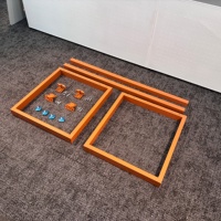 Pieds de table industriels en acier massif, support robuste pour plateau en pierre ou marbre, base de table à café ou à manger, mobilier de maison