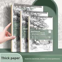 Carnet de croquis A4 pour étudiants, dessin artistique, croquis rapide, papier épaissi 16K, spirale, peinture gouache, fond rigide, carnet de dessin en gros