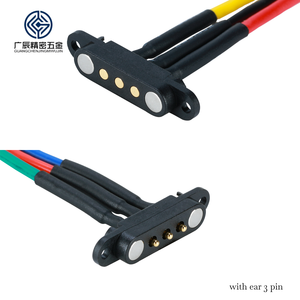 Connecteur de charge et de données magnétique à ressort étanche personnalisé à 3 broches pour appareils médicaux - Product Image 1