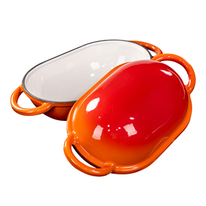 Ustensiles de cuisson en fonte émaillée de haute qualité : cuisson uniforme pour une croûte croustillante et un pain moelleux - Product Image 5