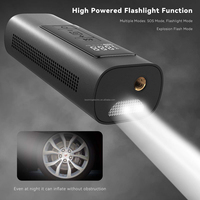 Gonfleur de voiture multifonctionnel Intelligent Affichage numérique Rechargeable Léger Pompe de vélo électrique pour le gonflage des pneus