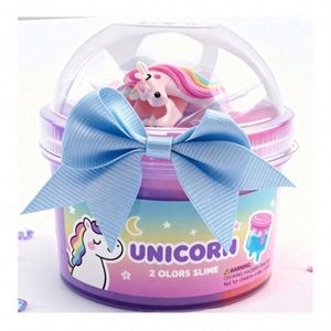 Premium Handmade Glitter Decoration <b>Slime</b> Pack Colorful Fluffy DIY Playdough Safe Creative Stress Relief Toy for Kids - Product Image 2