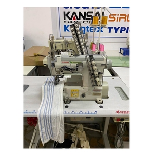Máquina de Coser Interlock de Alta Calidad, Japonesa, CW500N, de Tres Agujas y Cinco Hilos, con Mesa - Product Image 1