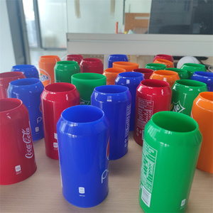 Bia silicon 375ml có thể tùy chỉnh có thể bao gồm các bản in cấp thực phẩm chống trượt cho các thanh Cola bền và có thể tái sử dụng - Product Image 5