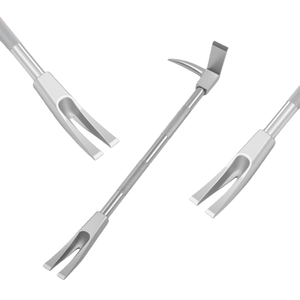 Outil Halligan professionnel de 24 pouces en acier au carbone 45, barre de démolition pour pompiers, équipes de sauvetage, outil d'entrée forcée d'urgence - Product Image 1