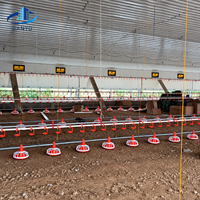 Bâtiment d'élevage préfabriqué en structure métallique pour projets agricoles