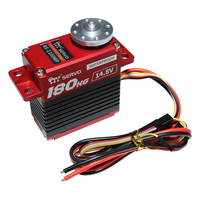 Servo Digital Impermeable MY Servo BS-1100WP de 180 kg, Servo Ultra Gigante Resistente a Impactos con Engranajes Metálicos para Coche RC y Quadcopter a Escala 1/5