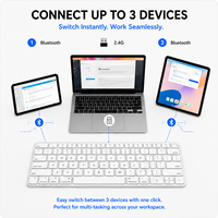 Nuevo Teclado Magic Keyboard A2449 (con Touch ID) USB-C Inalámbrico de Tamaño Completo para Computadoras M1 iMac Mac - Morado