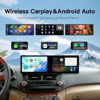 Foforfor Pantalla Táctil Dual de 10.1 Pulgadas para Toyota Highlander 2009-2014, Radio Estéreo para Auto Android 15, Reproductor Multimedia de Video, GPS, Navegador