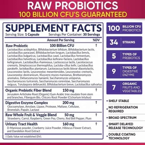 Probiótico Femenino de Marca Privada, 100 Mil Millones de UFC y Cápsulas Prebióticas para la Salud Vaginal, Salud Intestinal y Salud Digestiva de la Mujer - Product Image 6