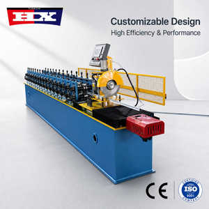 Máquina perfiladora Omega para fabricación de quillas de acero ligero, equipo de conformado de canales tipo sombrero para techos de paneles de yeso - Product Image 6