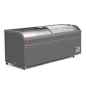 Congélateur vertical commercial avec contrôle numérique de la température, étagères réglables pour l'affichage en supermarché - Product Image 6