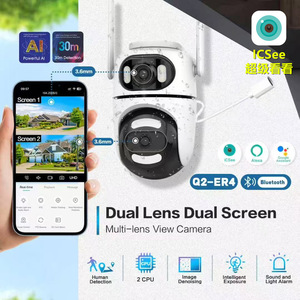 ICSEE Dual Lens WiFi PTZ <b>Camera</b> HD 10M <b>Night</b> Vision Cloud Storage Voice Intercom Home Security Monitor - Product Image 2