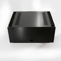 BRZHIFI Vente chaude Boîtier en aluminium multifonction A50 pour amplificateur de puissance de classe A et châssis d'équipement DIY avec double radiateur