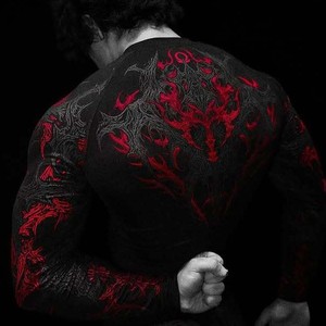 XIANGYU 2026 Tu LOGO <span class=keywords><strong>Camiseta</strong></span> Deportiva de <span class=keywords><strong>Manga</strong></span> Larga para <span class=keywords><strong>Hombre</strong></span>, Secado Rápido, Compresión <span class=keywords><strong>Ajustada</strong></span>, Etiqueta Personalizada, Alta Calidad - Product Image 4