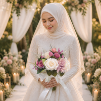 Bouquet de mariée artificiel en fleurs pour la mariée, idéal pour la cérémonie de mariage, la photographie de robes de mariée et les accessoires de shooting.