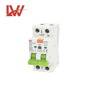 Disyuntor de corriente <span class=keywords><strong>residual</strong></span> de 230V (RCBO): protección dual contra sobrecarga/cortocircuito + protección precisa contra fugas de 30mA, - Product Image 3