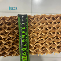 Panneau de refroidissement par évaporation en cellulose, mur de ventilation en nid d'abeille pour l'élevage de volailles, poulets de chair et poules pondeuses en élevage au sol