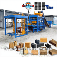 Machines à fabriquer des blocs de béton en Afrique du Sud, machine automatique à briques de ciment QT4-15