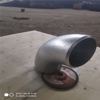 Coude A234 WPB de 6 pouces, 90 degrés, LR BW, ASME B16.9, Sch 160, galvanisé, coude à long rayon de courbure, acier galvanisé
