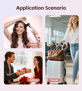 En Stock Rizador de Pelo Eléctrico Inteligente Giratorio Automático para Ondas de Playa, Ondulador Mágico Automático, Plancha Rizadora - Product Image 4