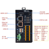 Gateway Industrial Programable con Módulo GPIO, 8DI/8DO/4-20mA, 4AI/2AO/RS232/RS485/CAN/WIFI/4G LTE, Gateway Linux con GPIO