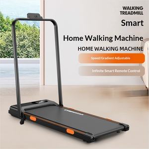 Caminadora Doméstica con Absorción de Impactos, Caminadora Plegable Pequeña y Plana, Equipo de Ejercicio Físico Eléctrico para Interiores, Silencioso y de Velocidad Ajustable - Product Image 5