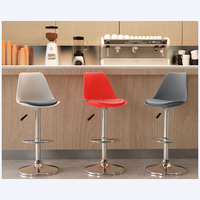Chaises de comptoir pour cuisine, tabourets de bar, meubles, chaises pivotantes réglables en hauteur pour restaurant et bar, transparentes