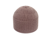 Calottes de Prière Musulmanes Uniexes en Laine Acrylique pour Hommes, Chapeaux Kufi Islamiques Tricotés